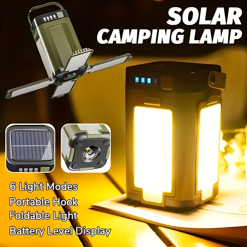 Power Outdoor - Lampe solaire portable de camping d'extérieur,