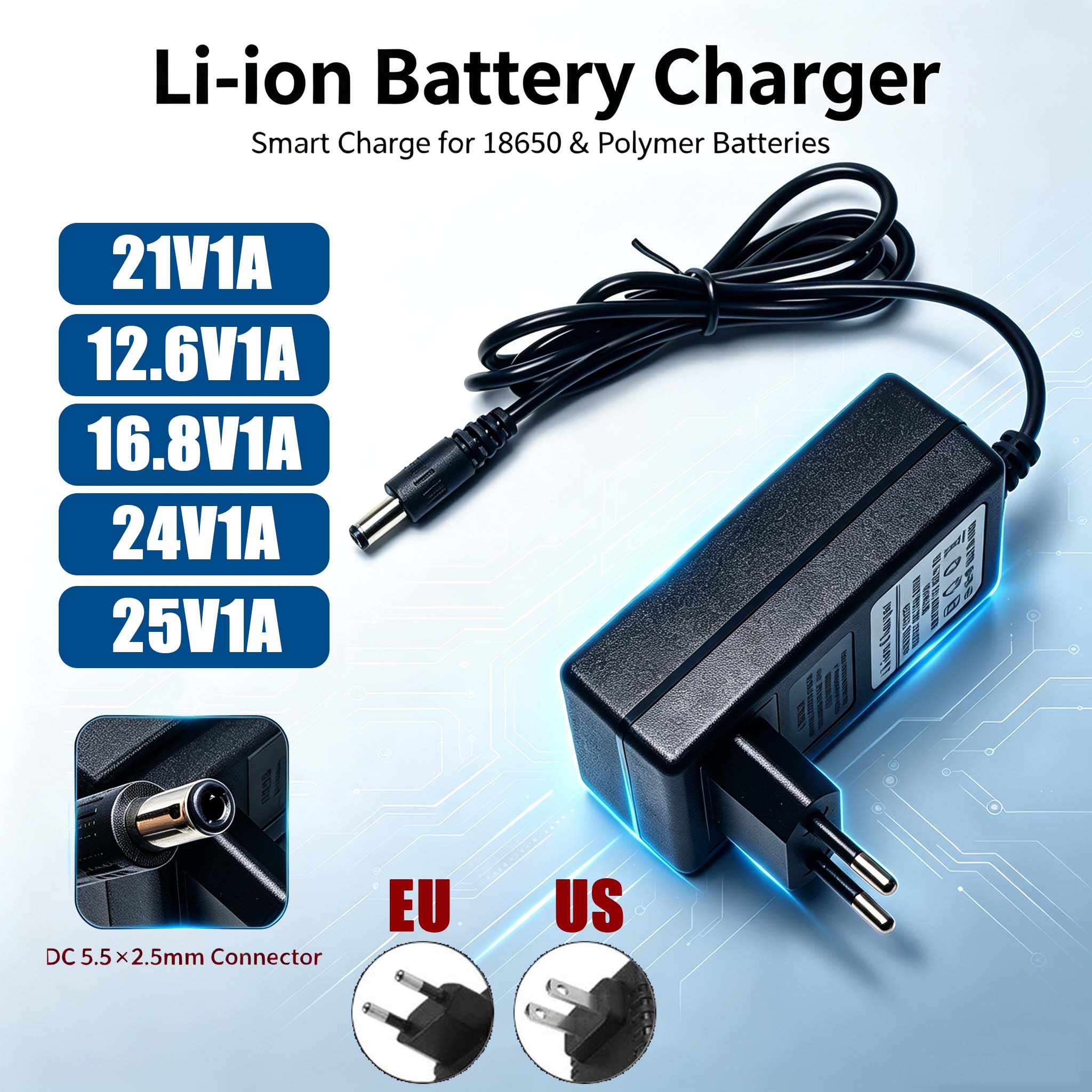 Lawn Mower Battery - Chargeur de batterie au lithium 21V