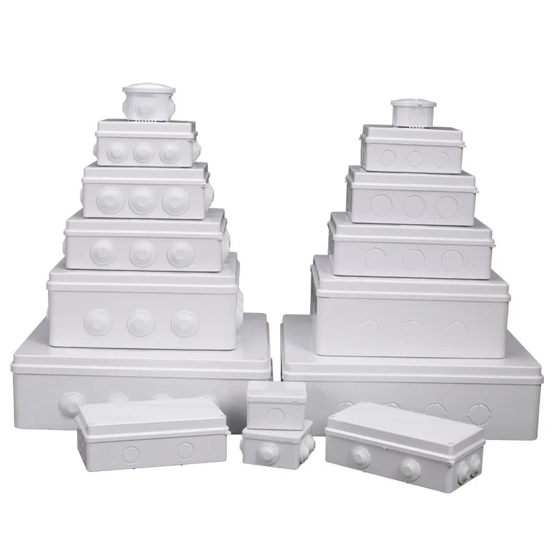 Outdoor Power Outlet Box - Boîtier d'alimentation étanche en plastique ABS,