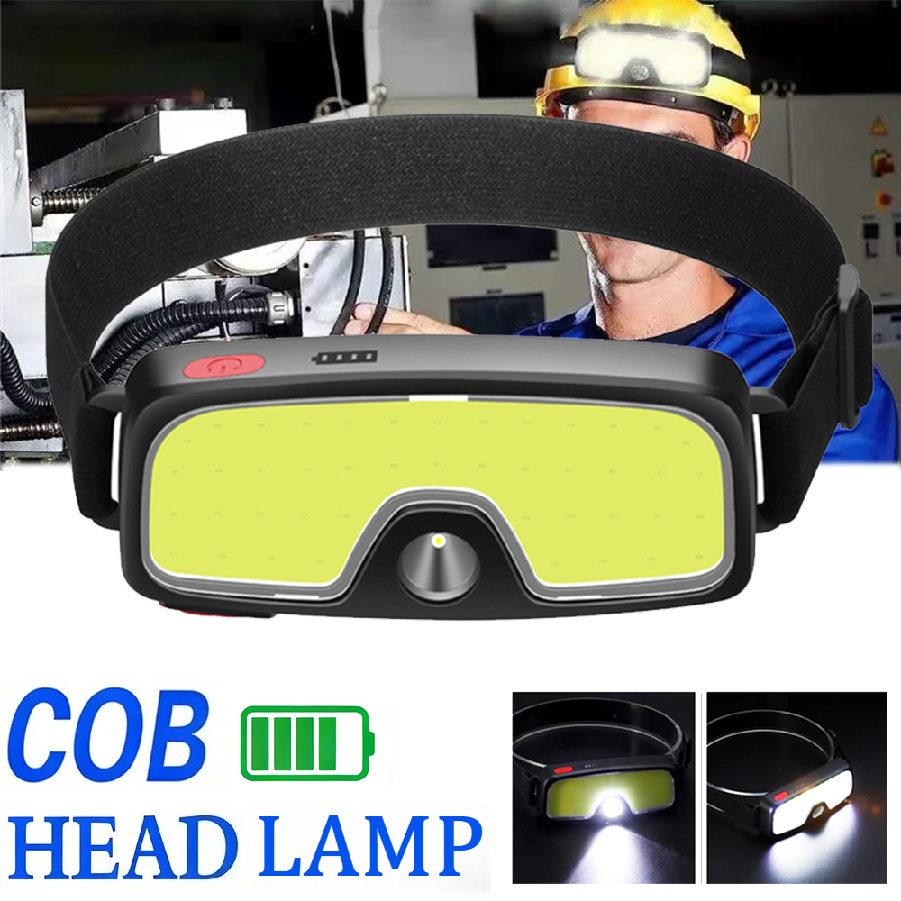 Outdoor Power Inc - Lampe frontale puissante COB, type-c/USB, rechargeable,