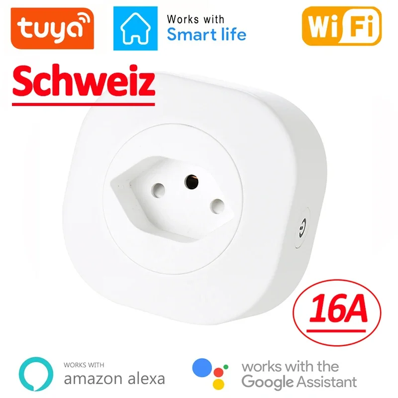 Outdoor Power Outlet Wifi - Prise intelligente WiFi 16A suisse CH,