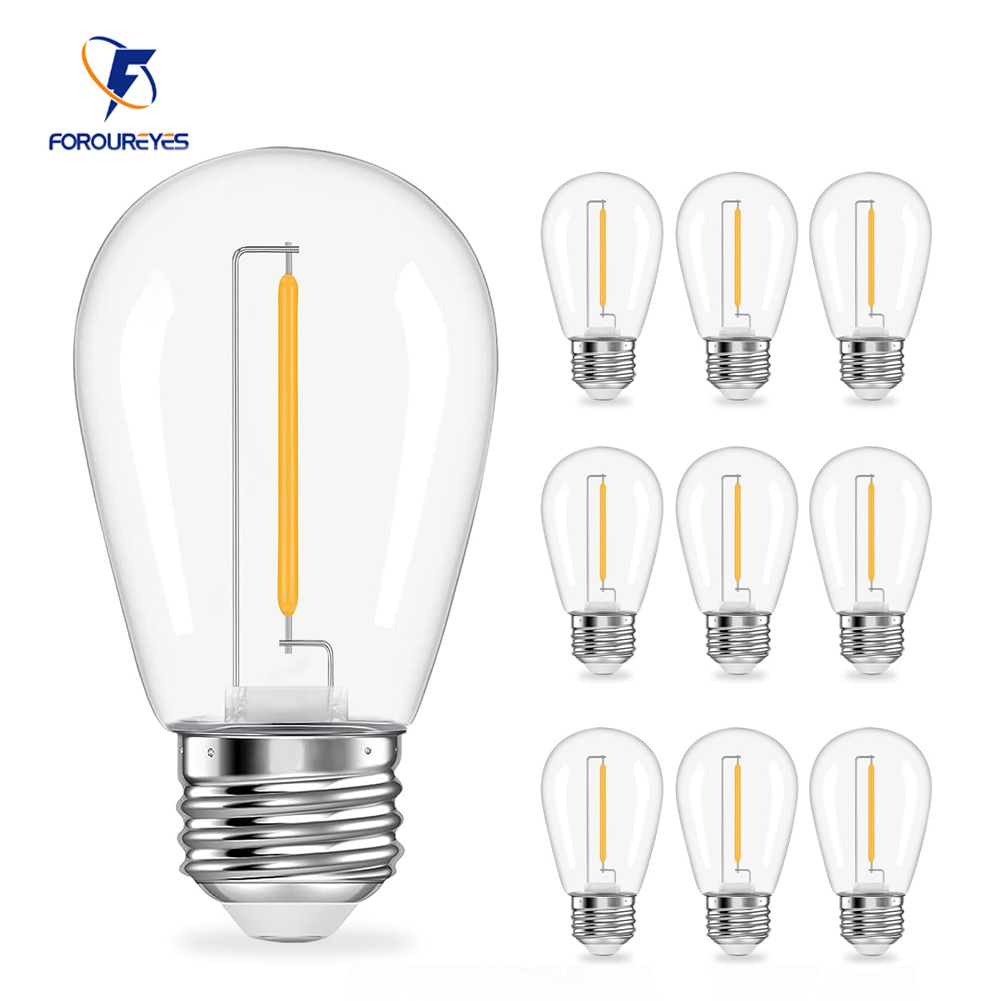 Outdoor Power Lead Cover - Ampoule boule COB à Filament variable