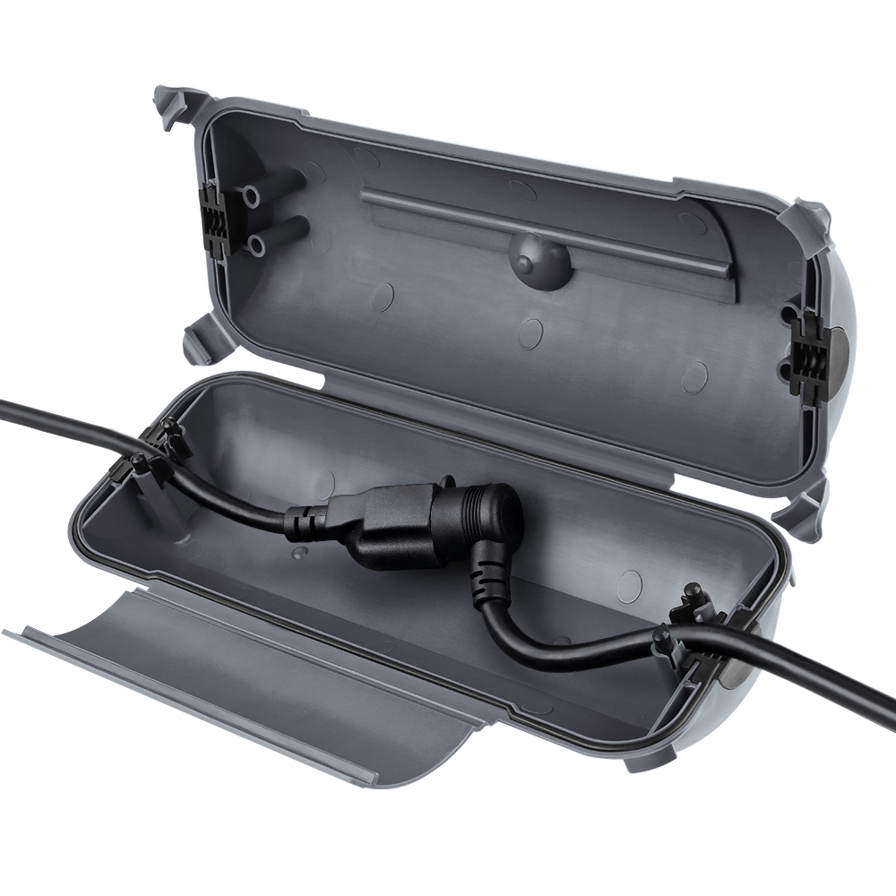 Outdoor Power Lead Cover - Boîte de connexion étanche extérieure, couvercle