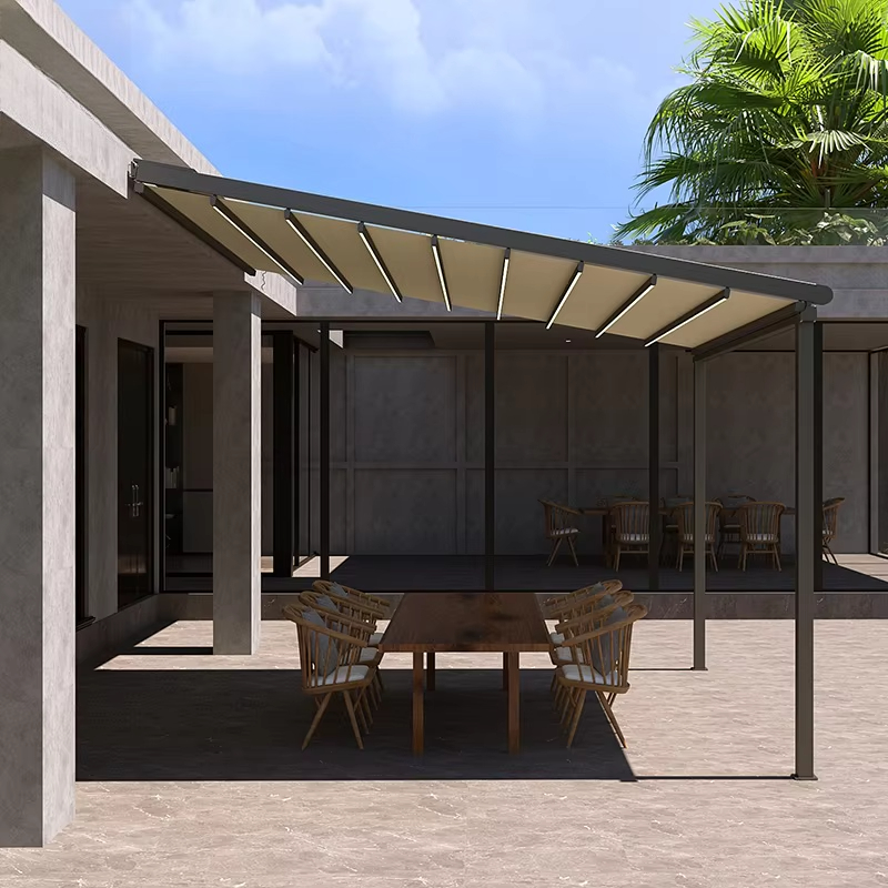 Outdoor Power For Gazebo - Pergola de jardin extérieure en aluminium