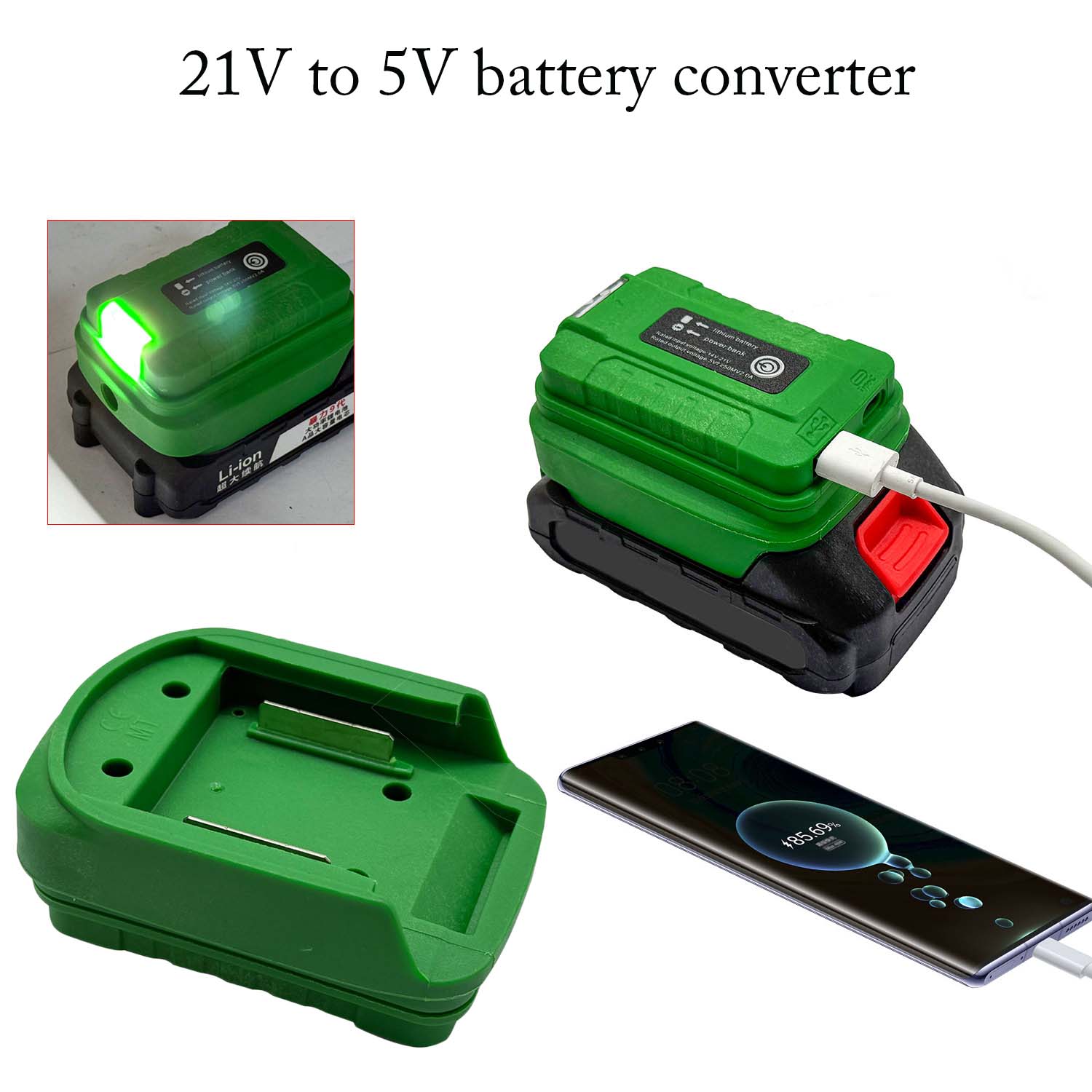 Adaptateur de batterie externe - Outdoor Power Adapter Usb avis et prix