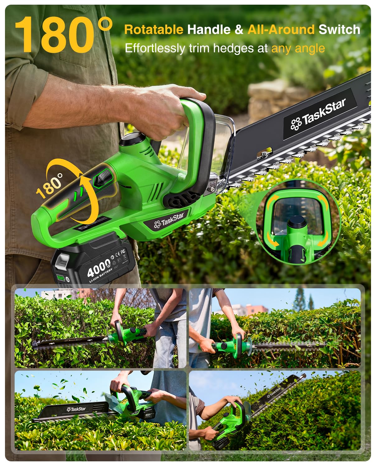 Taille-haie électrique TaskSta - Lawn Mower Battery avis et prix