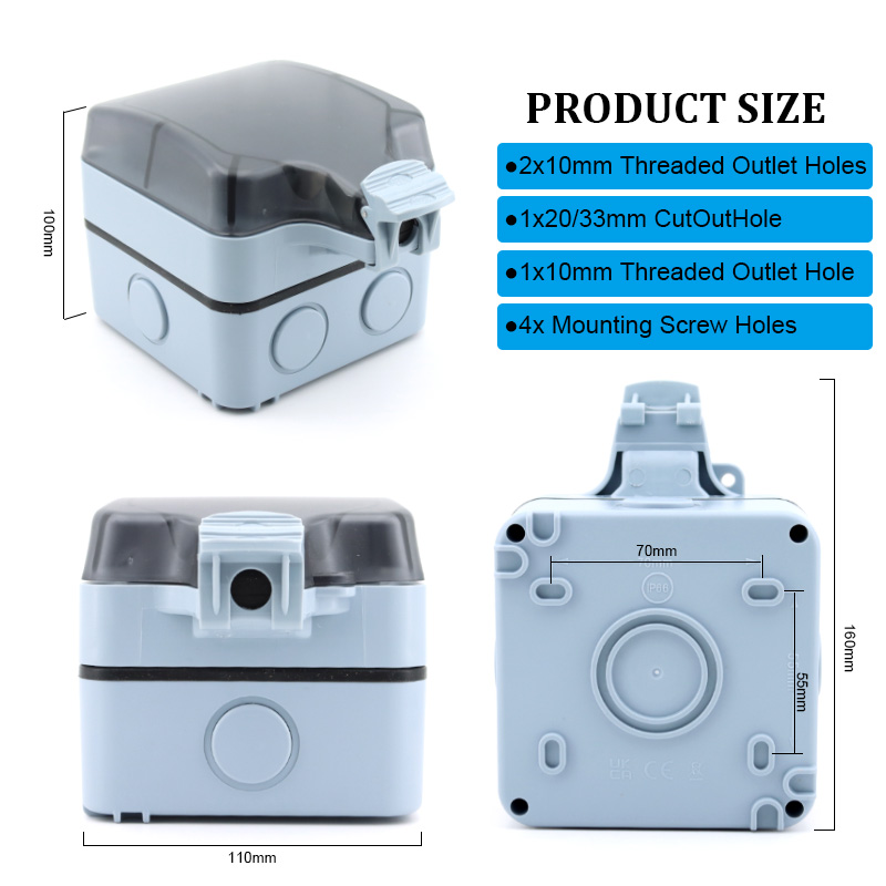Boîte de prise de courant exté - Outdoor Power Box Cover avis et prix