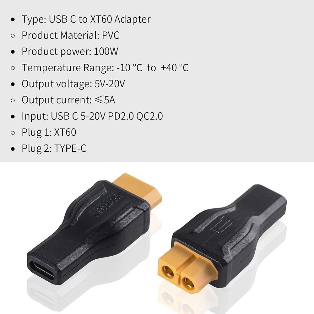 Adaptateur USB C vers XT60 552 - Outdoor Power Adapter Usb avis et prix