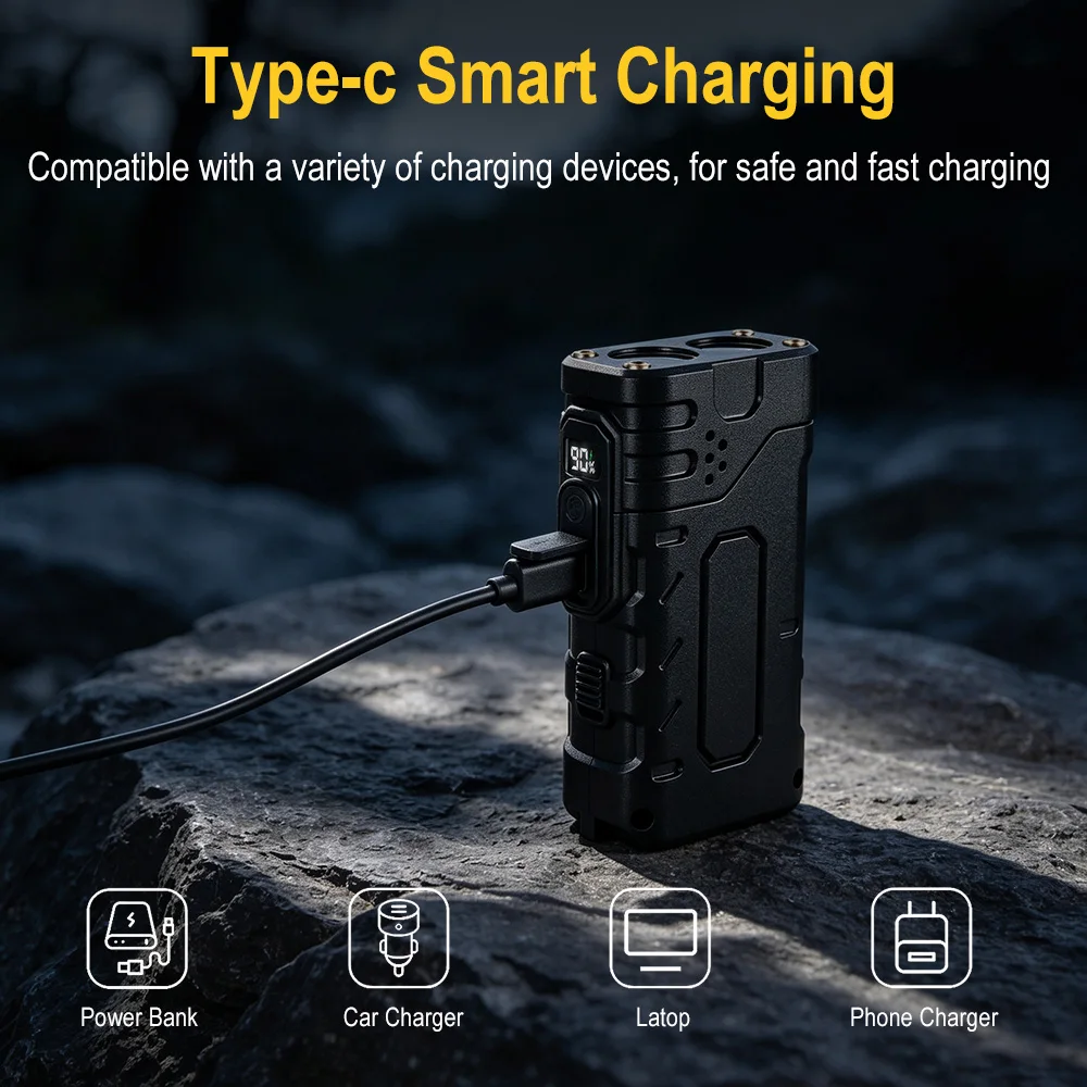 BORUIiT Lampe de poche LED EDC - Outdoor Power Inc avis et prix