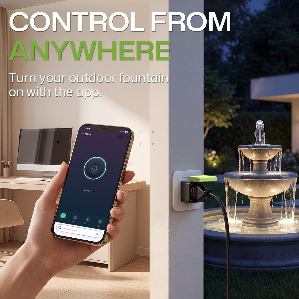 Prise intelligente étanche ave - Outdoor Power Outlet Wifi avis et prix